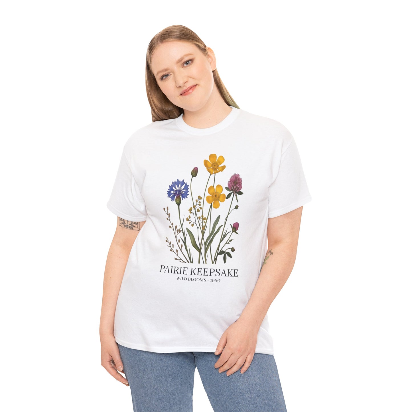 Floral Keepsake Tee, Unisex T-Shirt, Nature Lover Gift, Floral Print Apparel, Casual Wear, Botanical Tee
