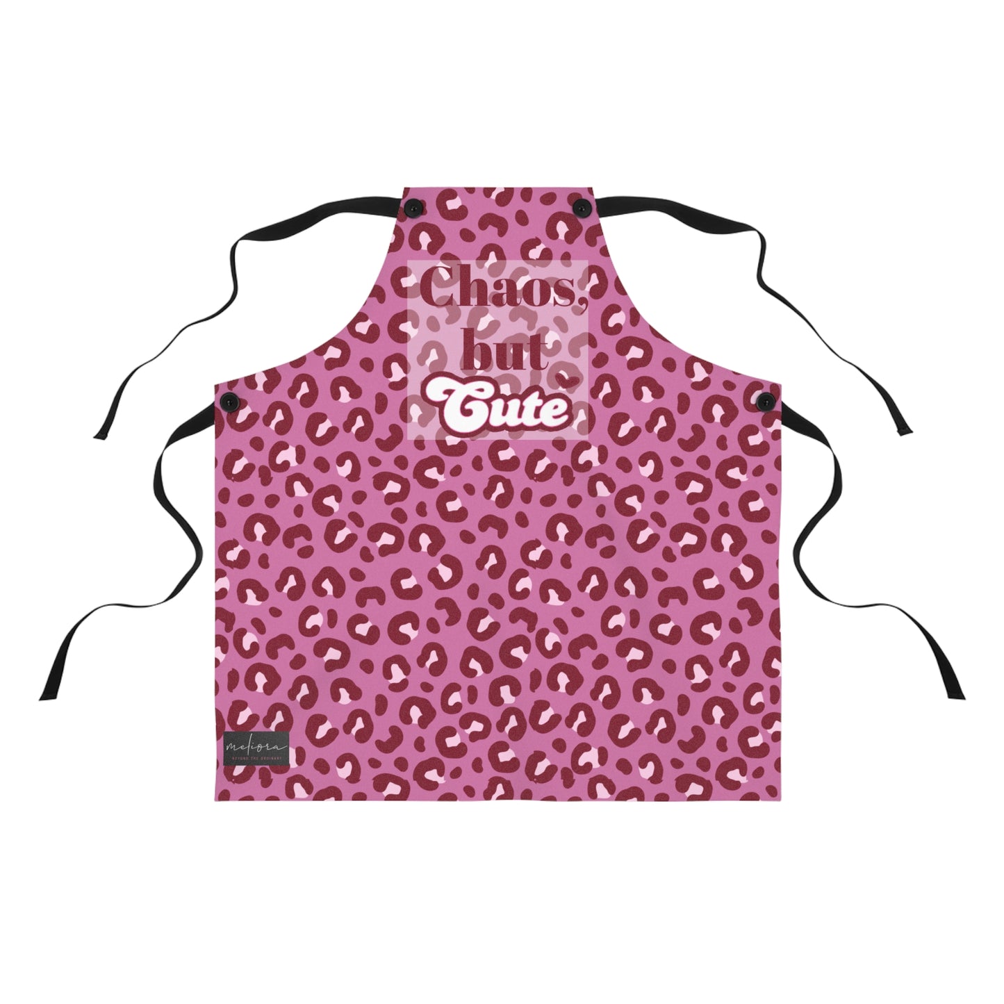Chic Leopard Print Apron for Stylish Cooking