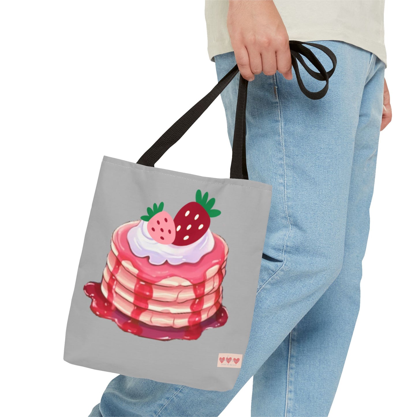 Strawberry Happiness Tote Bag | Perfect Gift for Mother’s Day & Summer Vibes