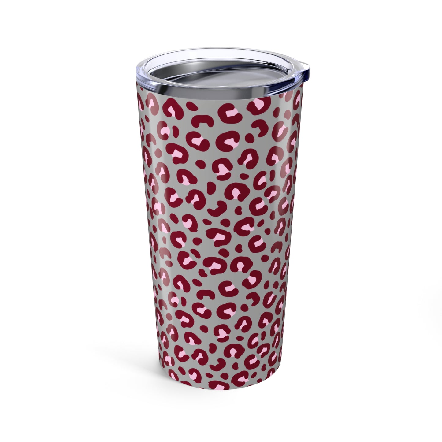 Stylish Leopard Print 20oz Tumbler - Insulated Travel Cup for Coffee and Drinks