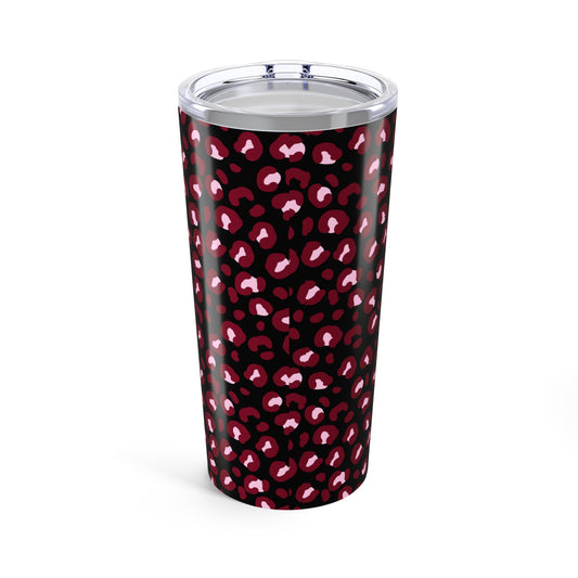 Stylish Leopard Print 20oz Tumbler - Insulated Travel Cup for Coffee and Drinks