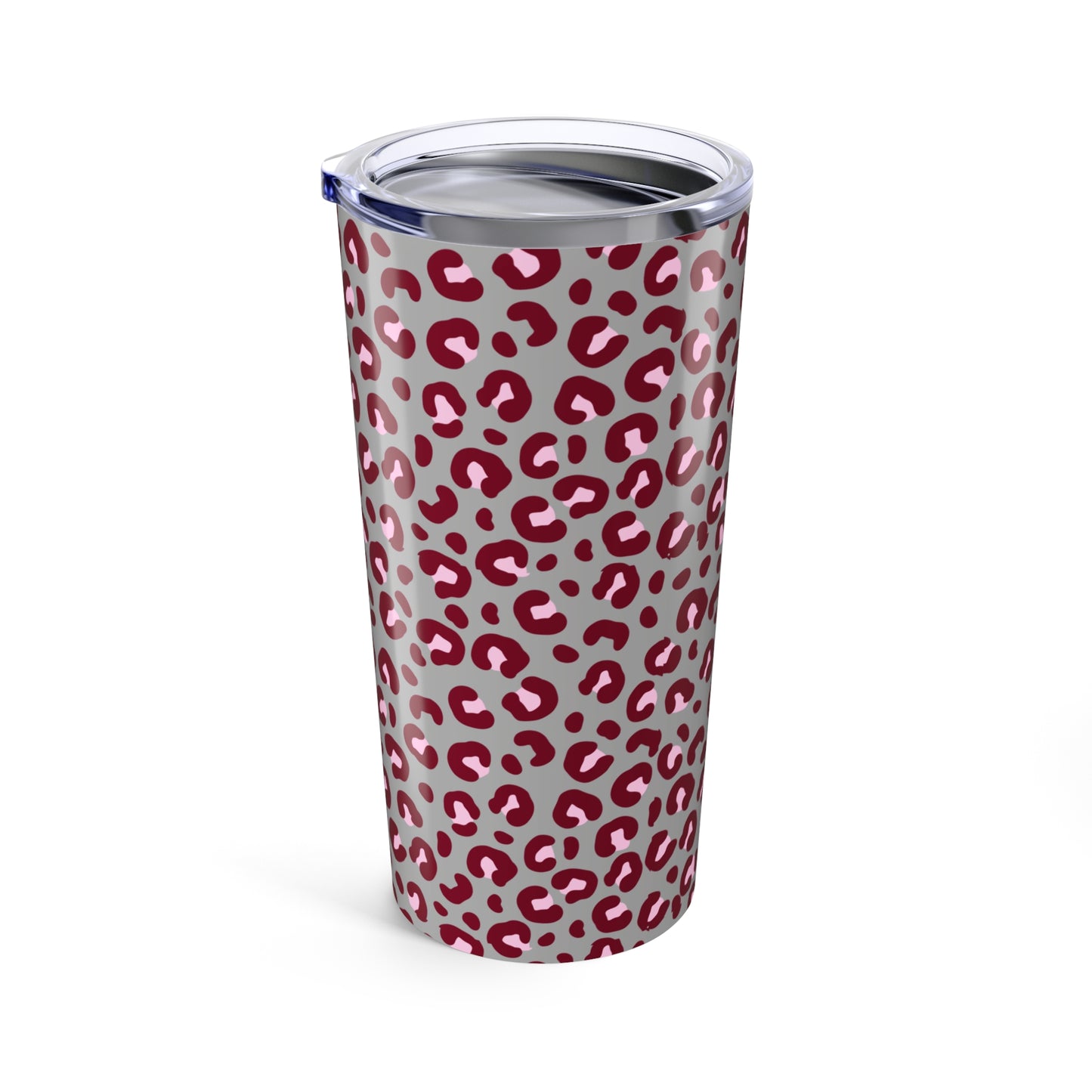 Stylish Leopard Print 20oz Tumbler - Insulated Travel Cup for Coffee and Drinks
