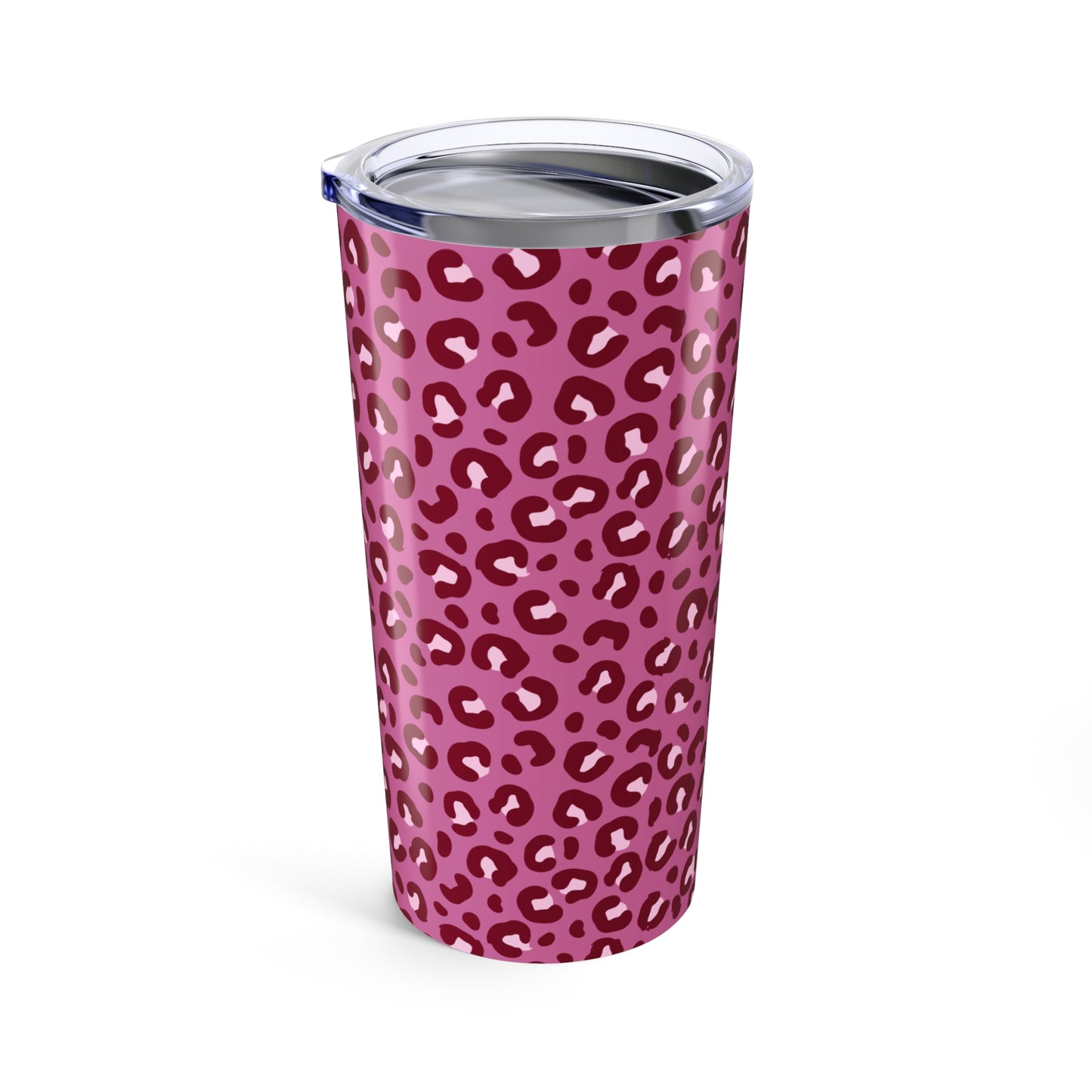 Stylish Leopard Print 20oz Tumbler - Insulated Travel Cup for Coffee and Drinks