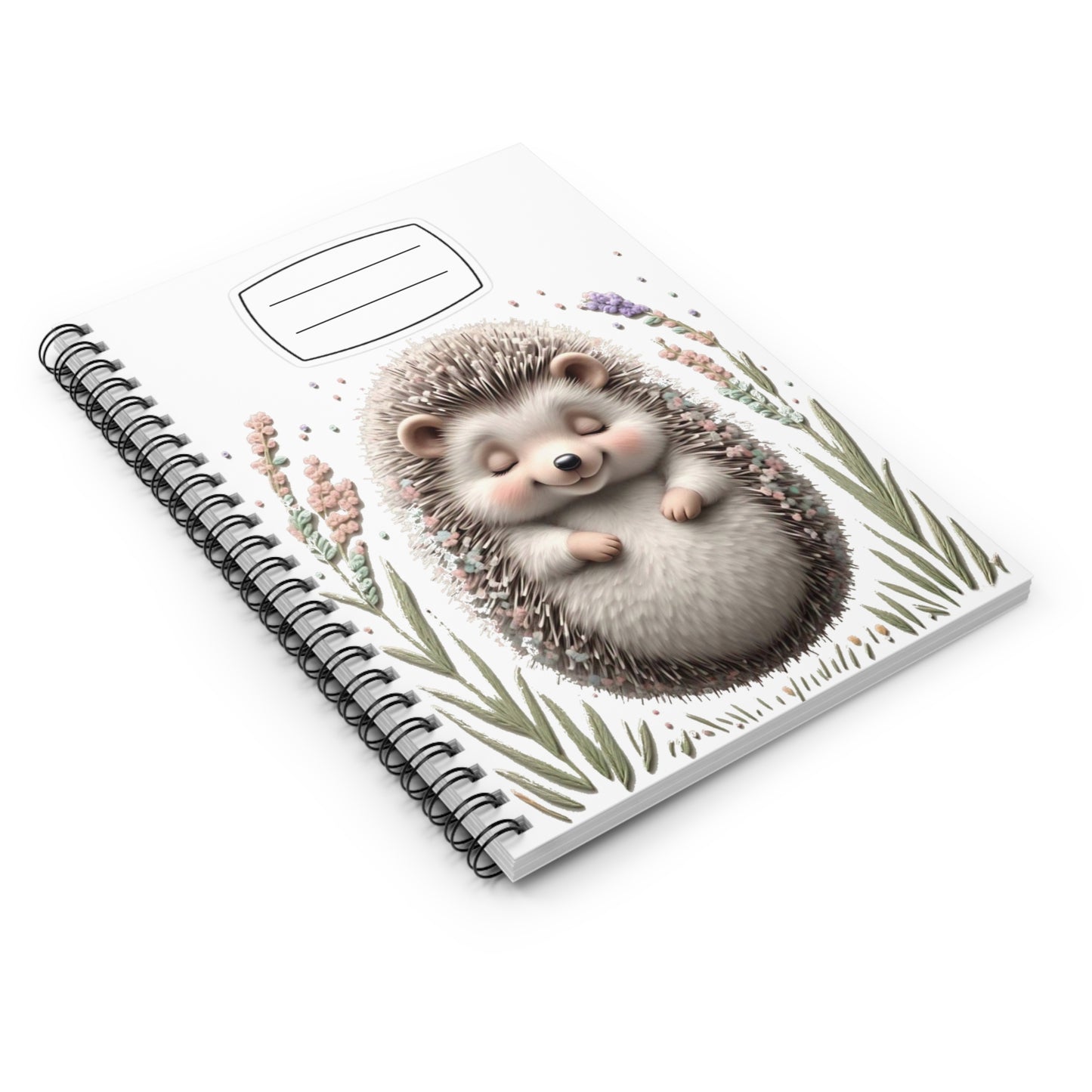 Adorable Hedgehog Spiral Notebook