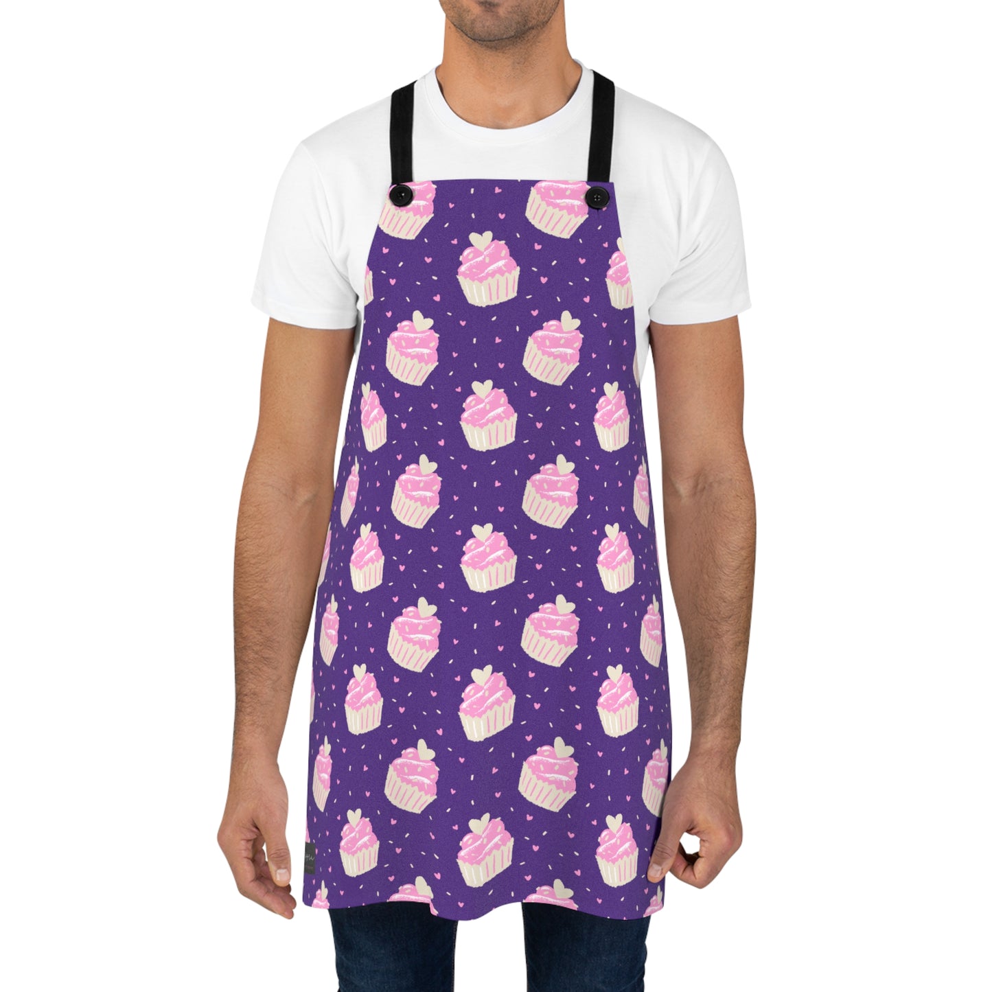 Cute Cupcake Pattern Apron - Perfect for Bakers & Gift Giving