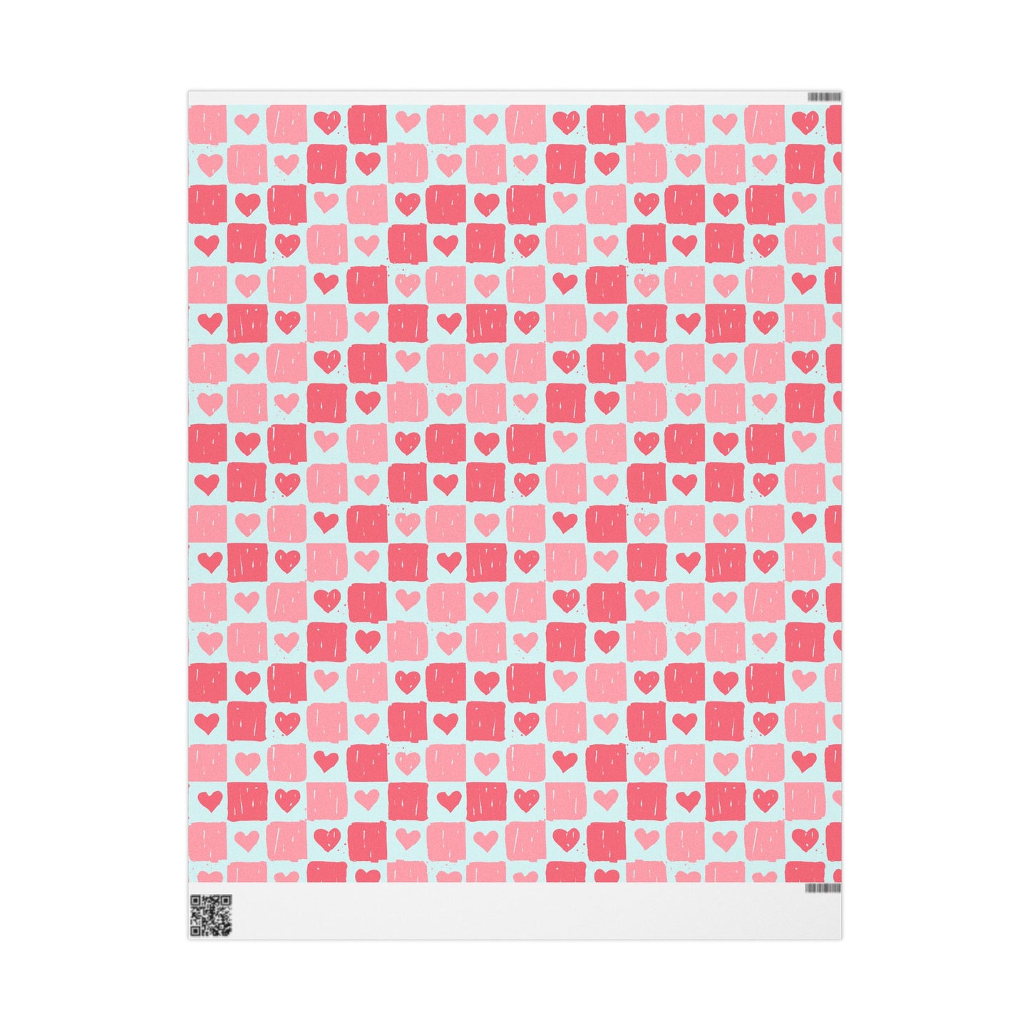 Valentine's Day Wrapping Paper, Gift Wrap for Love, Cute Heart Pattern, Pink Gift Wrap, Holiday Wrapping Papers