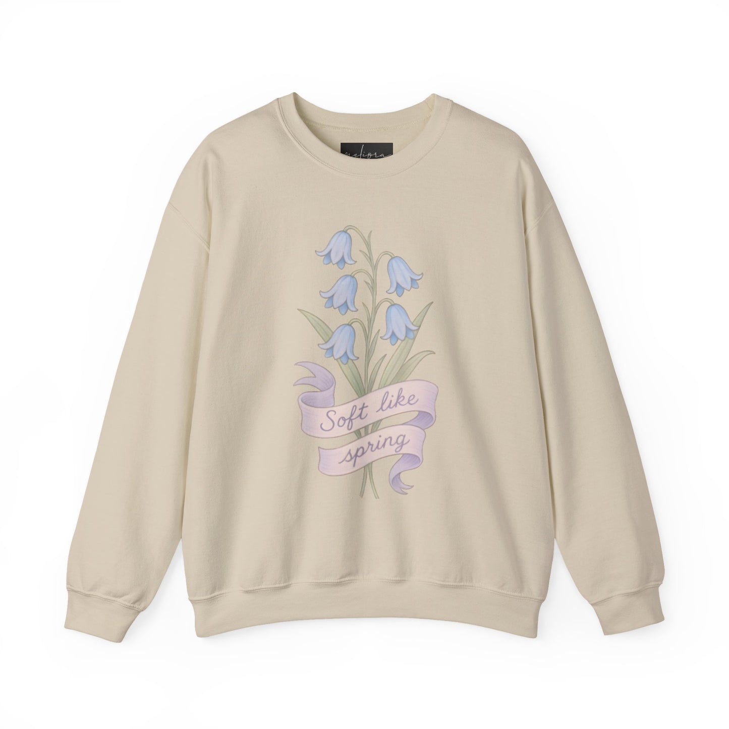 Bluebell flowers- Soft Like Spring Crewneck Sweatshirt | Floral Sweatshirt