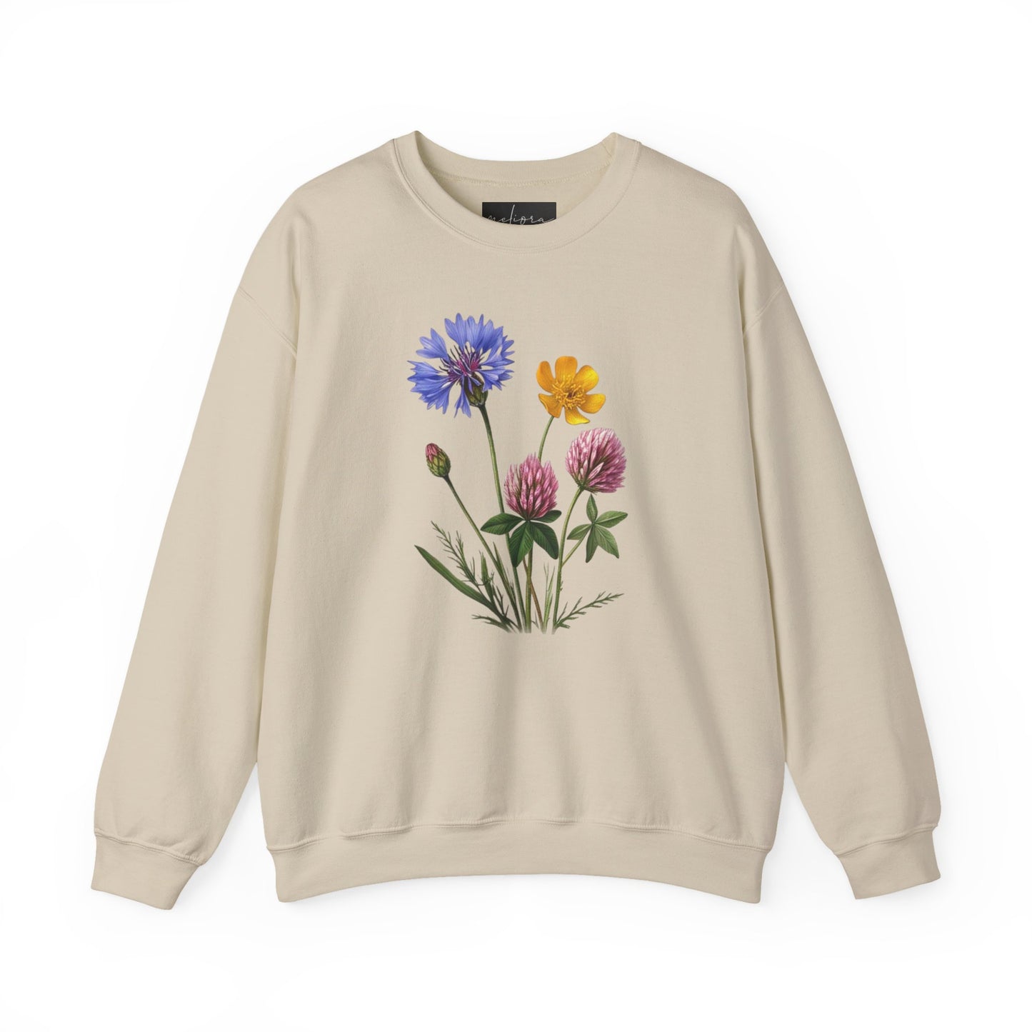 Floral Design Unisex Crewneck Sweatshirt, Cozy Gift for Her, Casual Wear, Spring Fashion, Nature Lovers, Birthday Gift