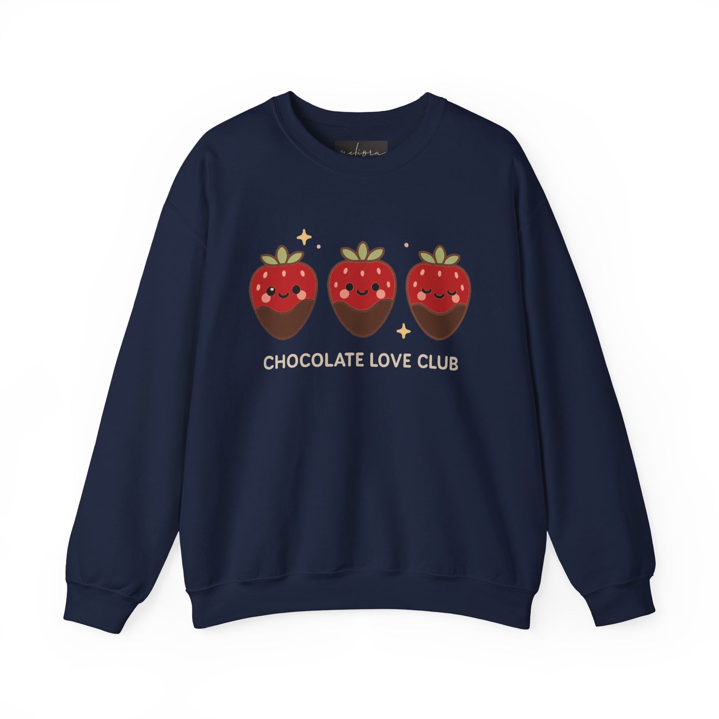 سويت شيرت بياقة دائرية من Chocolate Love Club - سترة دافئة للأحباب