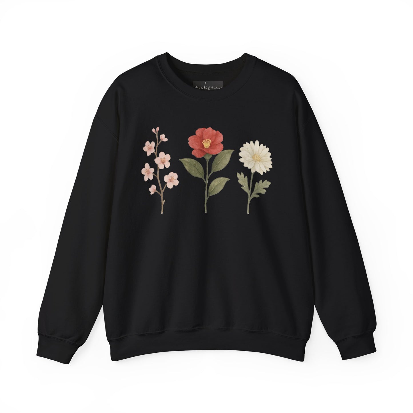 Floral Design Sweatshirt | Cozy Unisex Crewneck | Gift for Her | Spring Fashion | Casual Wear | Eco-Friendly Clothing
