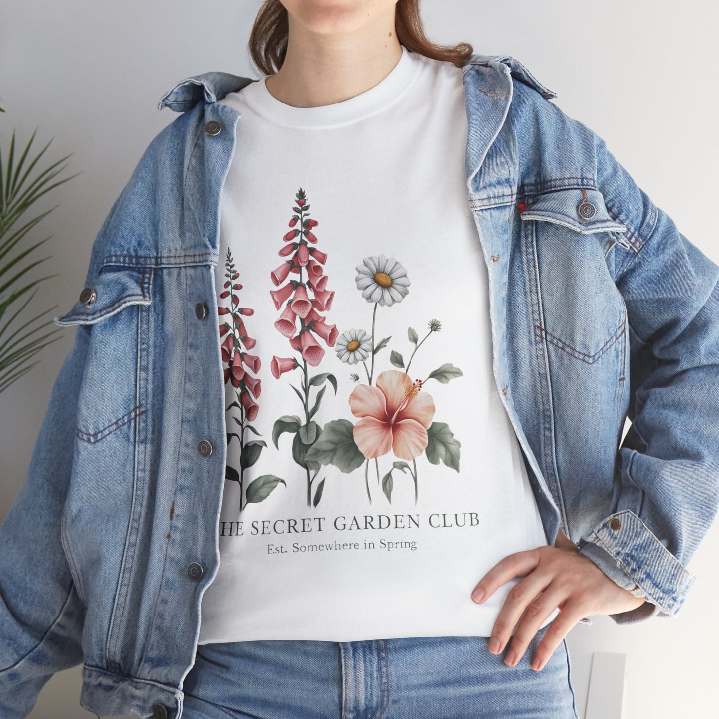 Floral Garden Club Tee | Nature Lovers, Gift for Gardeners, Spring Fashion, Casual Wear, Eco-Friendly Apparel