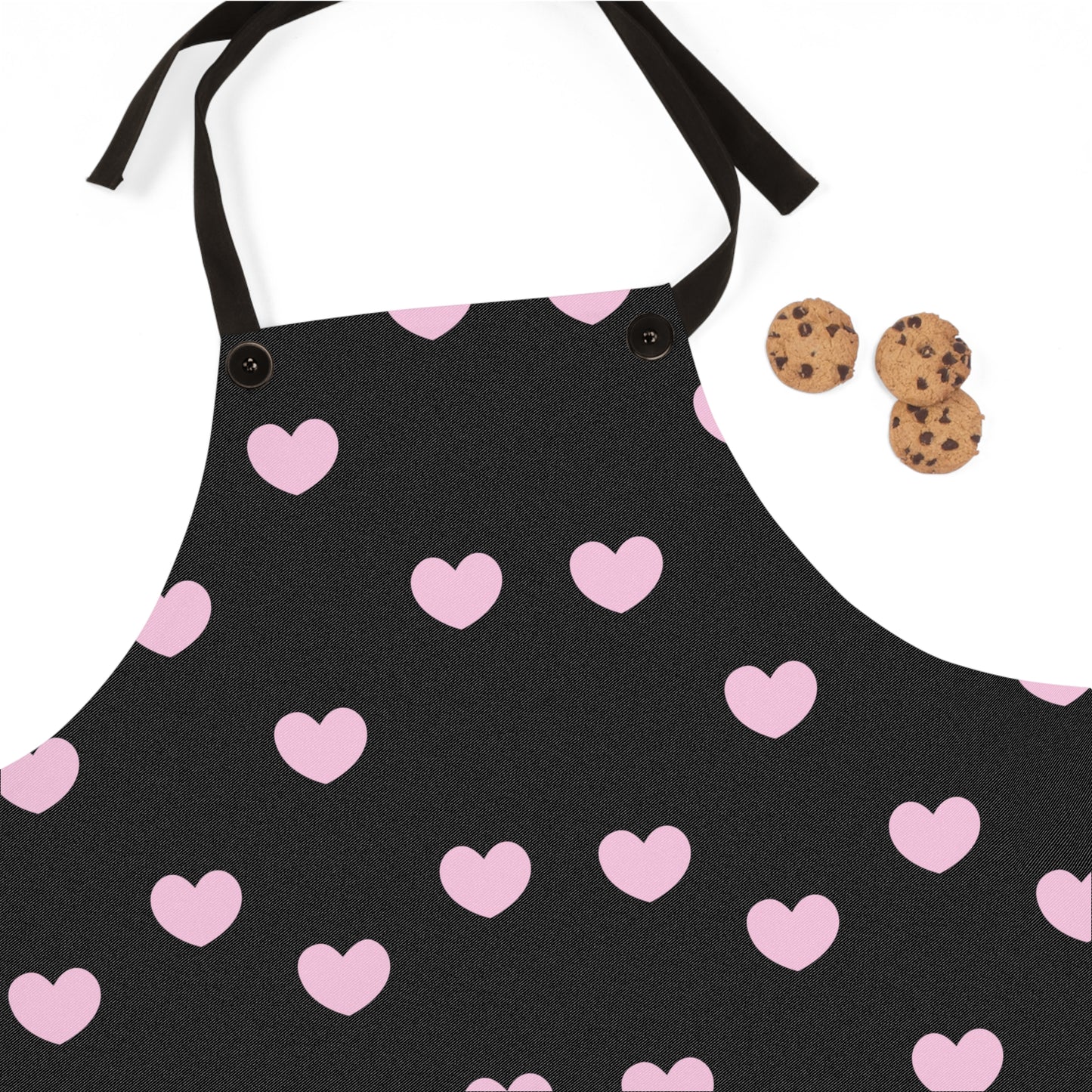 Heart Print Apron - Cute Cooking Apparel for Home Chefs and Gift Ideas