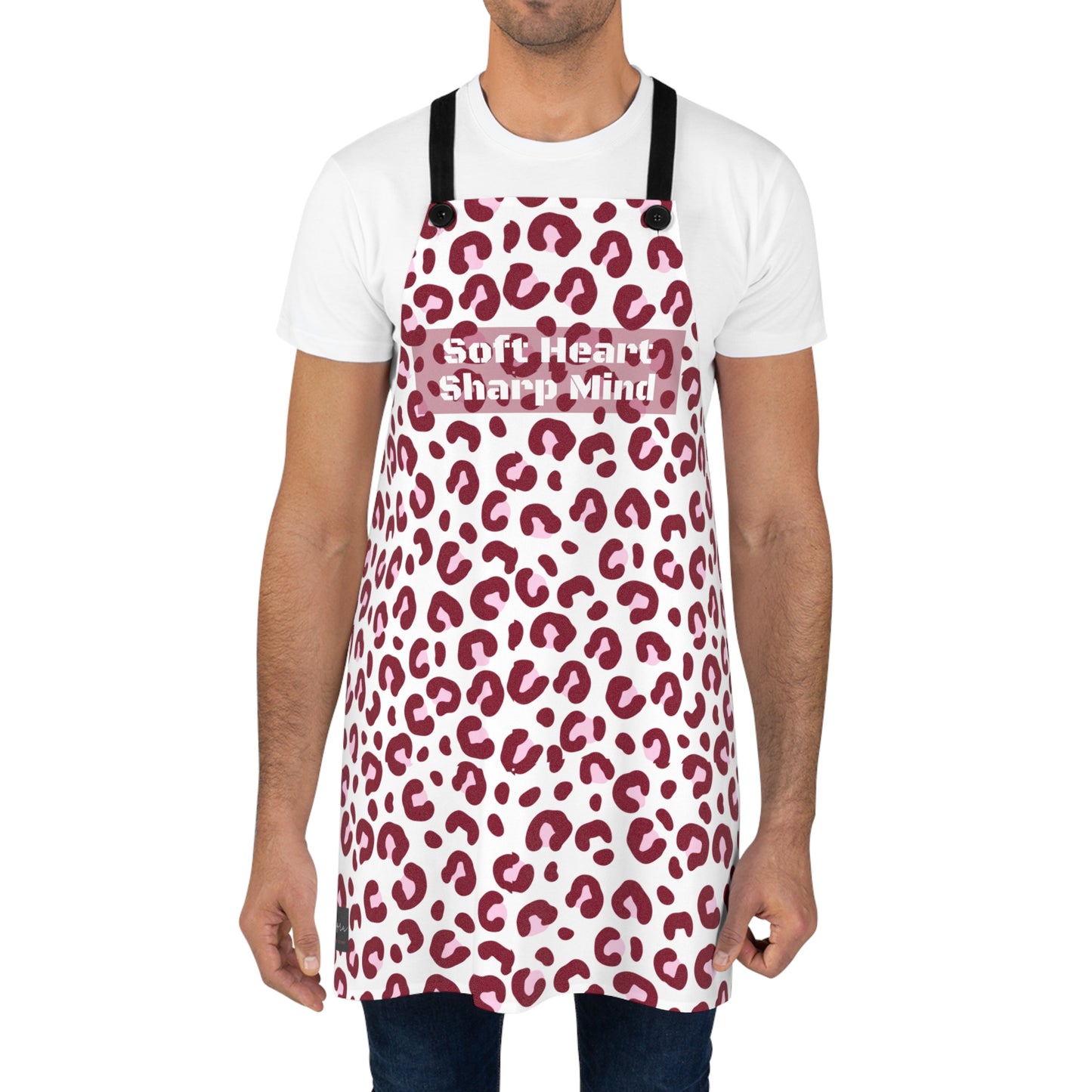 Chic Leopard Print Apron for Stylish Cooking