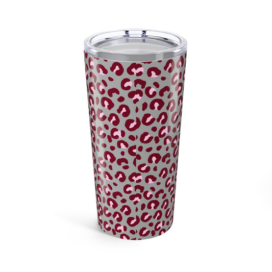 Stylish Leopard Print 20oz Tumbler - Insulated Travel Cup for Coffee and Drinks