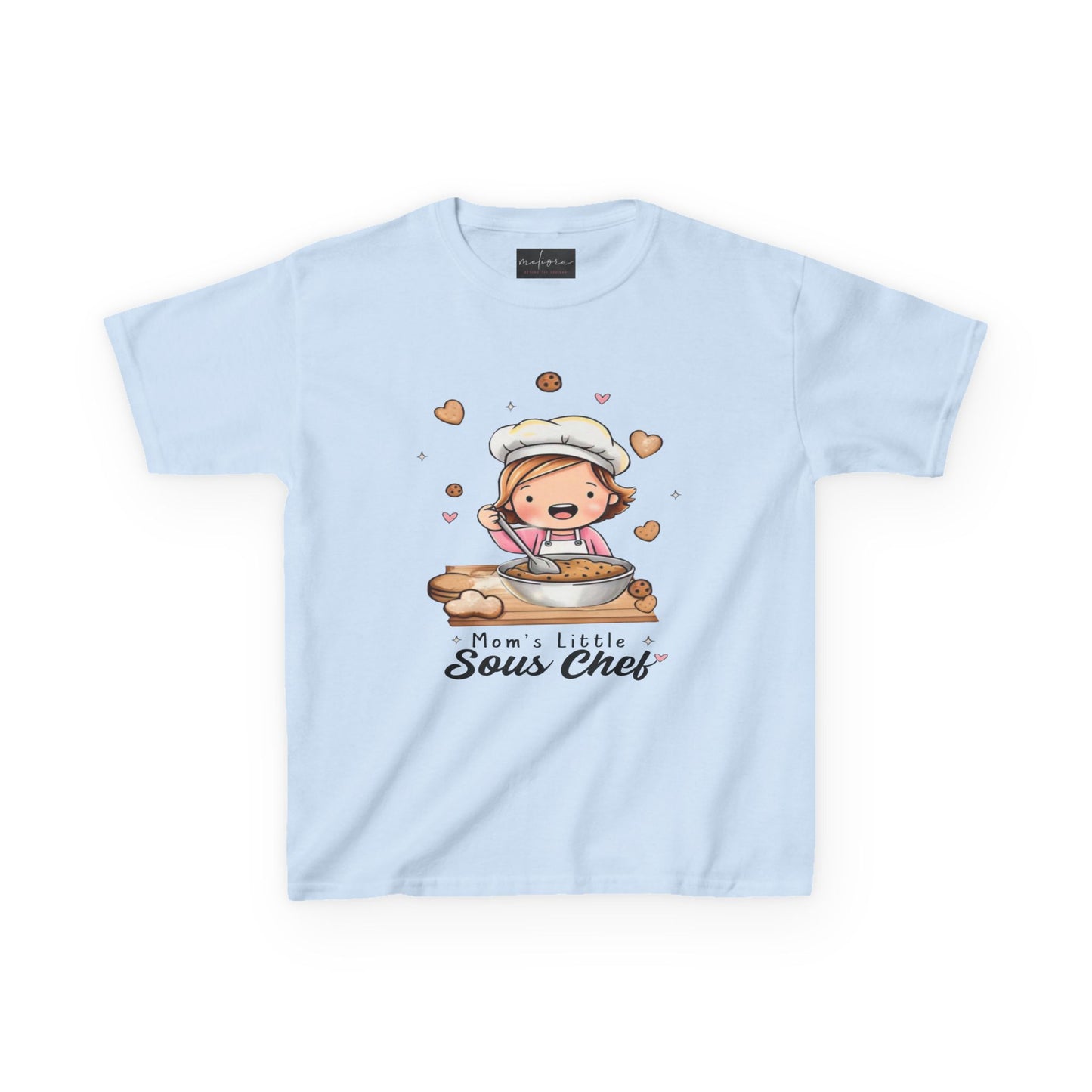 Mom's Little Sous Chef Kids Tee - Cute Baking T-Shirt for Young Chefs
