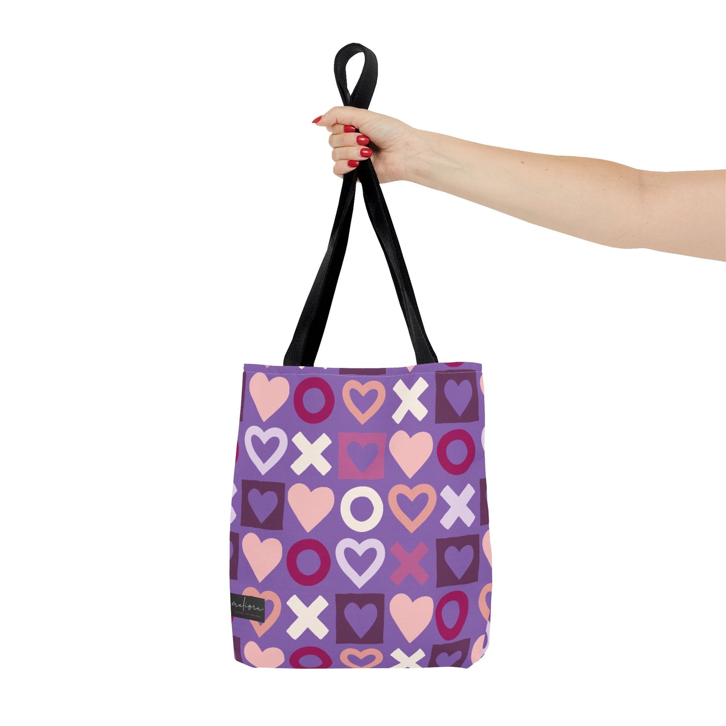 Mother's Day Heart Pattern Tote Bag - Stylish and Practical