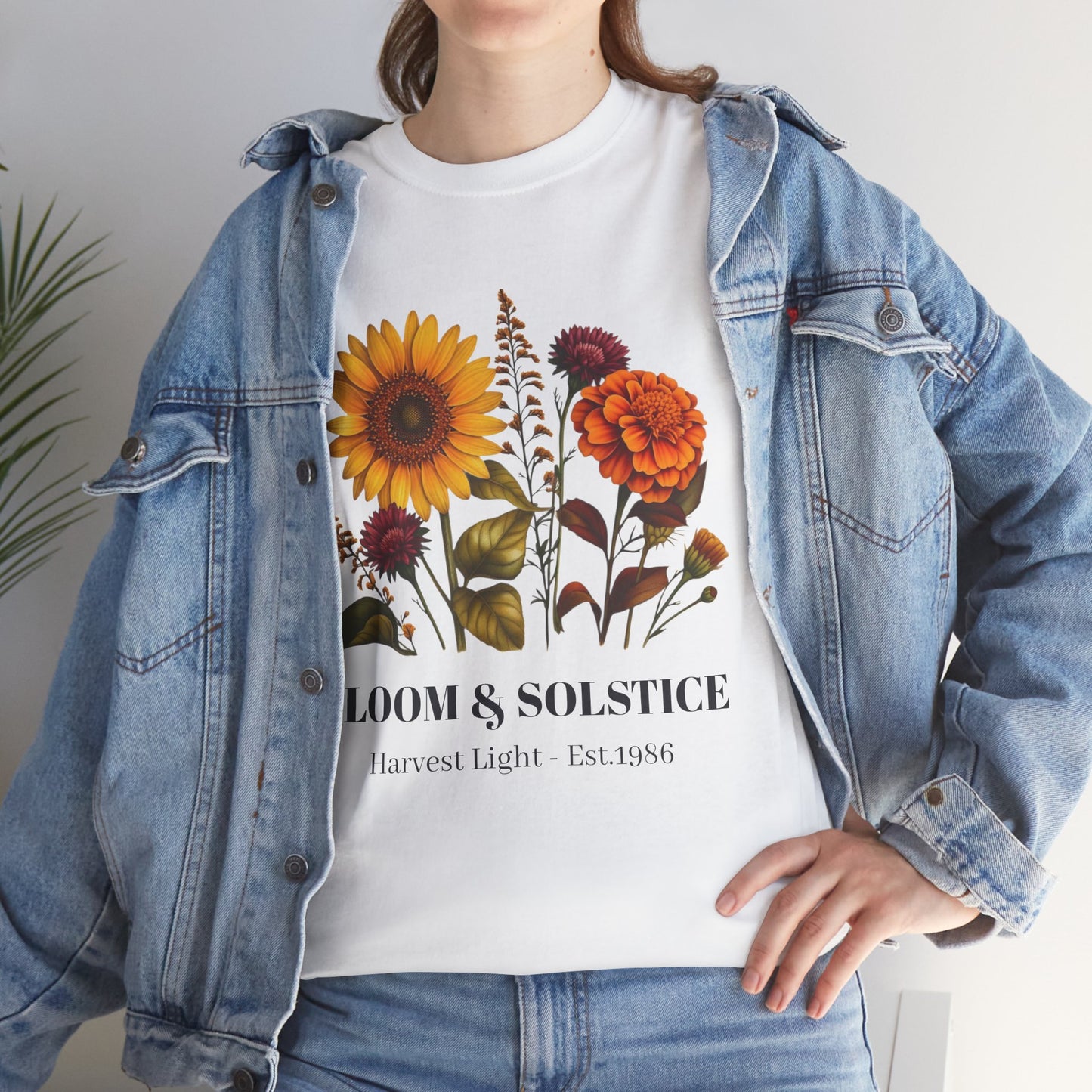 Bohemian Floral Tee, Unisex Cotton T-Shirt for Nature Lovers, Casual Summer Wear, Gift for Gardeners, Major Holidays Gift
