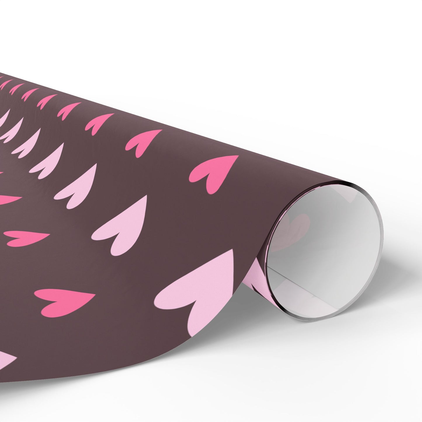 Heart Pattern Wrapping Paper Roll, Valentine's Gift Wrap, Cute Pink Heart Decor, Birthday Party Supplies, Eco-Friendly Wrapping