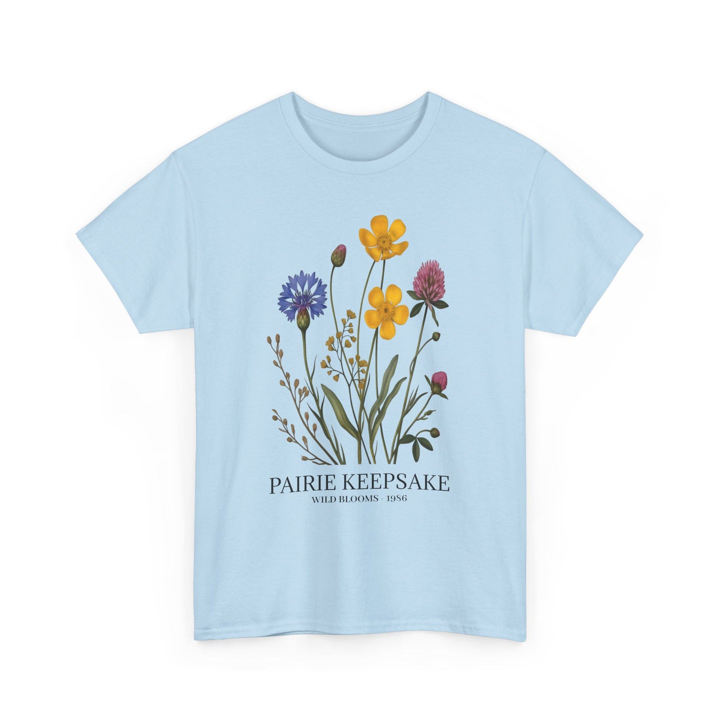 Floral Keepsake Tee, Unisex T-Shirt, Nature Lover Gift, Floral Print Apparel, Casual Wear, Botanical Tee