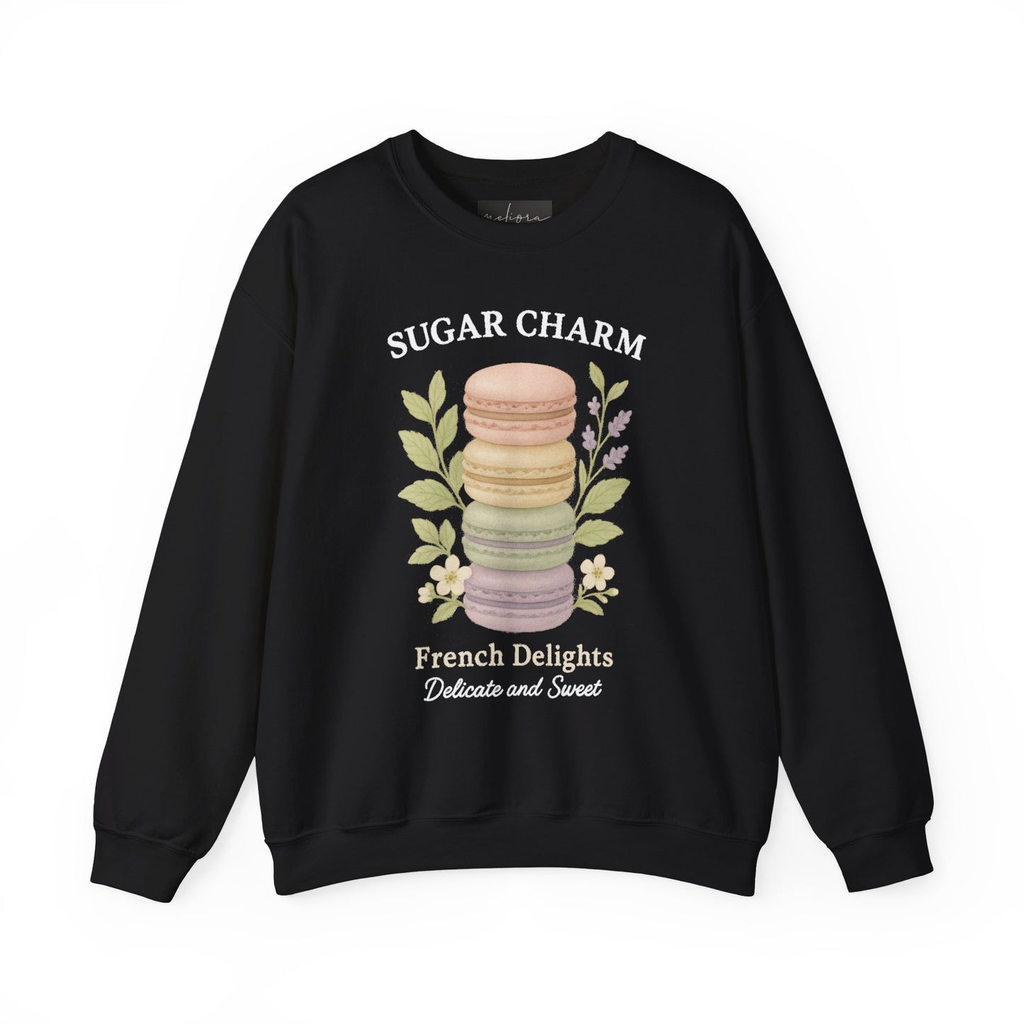 سويت شيرت ماكارون من Sugar Charm - رقبة دائرية من Heavy Blend™