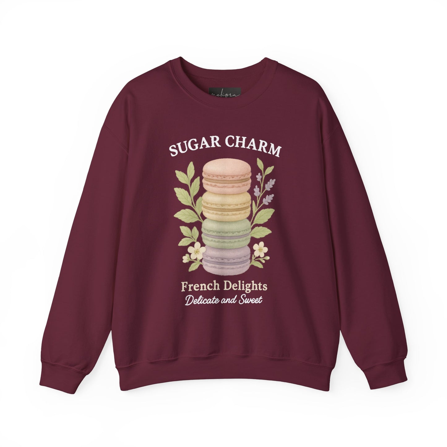 سويت شيرت ماكارون من Sugar Charm - رقبة دائرية من Heavy Blend™