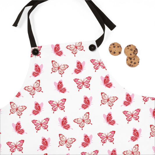 مريلة بتصميم فراشة للخبز والطبخ | هدية مثالية لعيد الأم وعشاق الطبخ