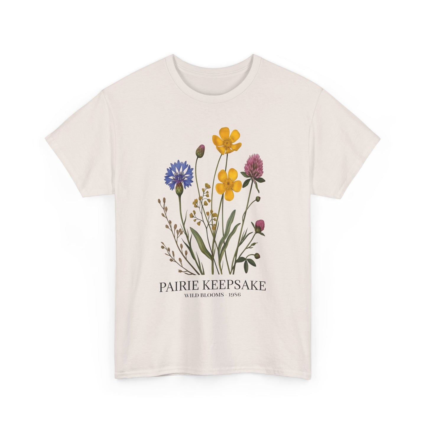 Floral Keepsake Tee, Unisex T-Shirt, Nature Lover Gift, Floral Print Apparel, Casual Wear, Botanical Tee