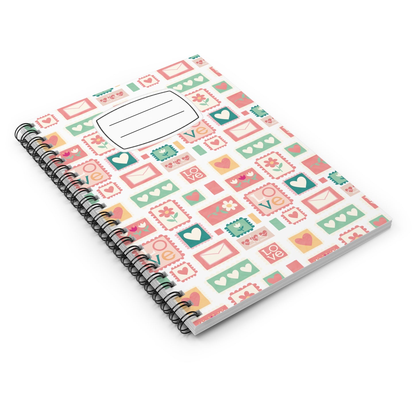 Cute Love-Themed Spiral Notebook - Perfect for Journaling, School, Gifts, and Valentine's Day