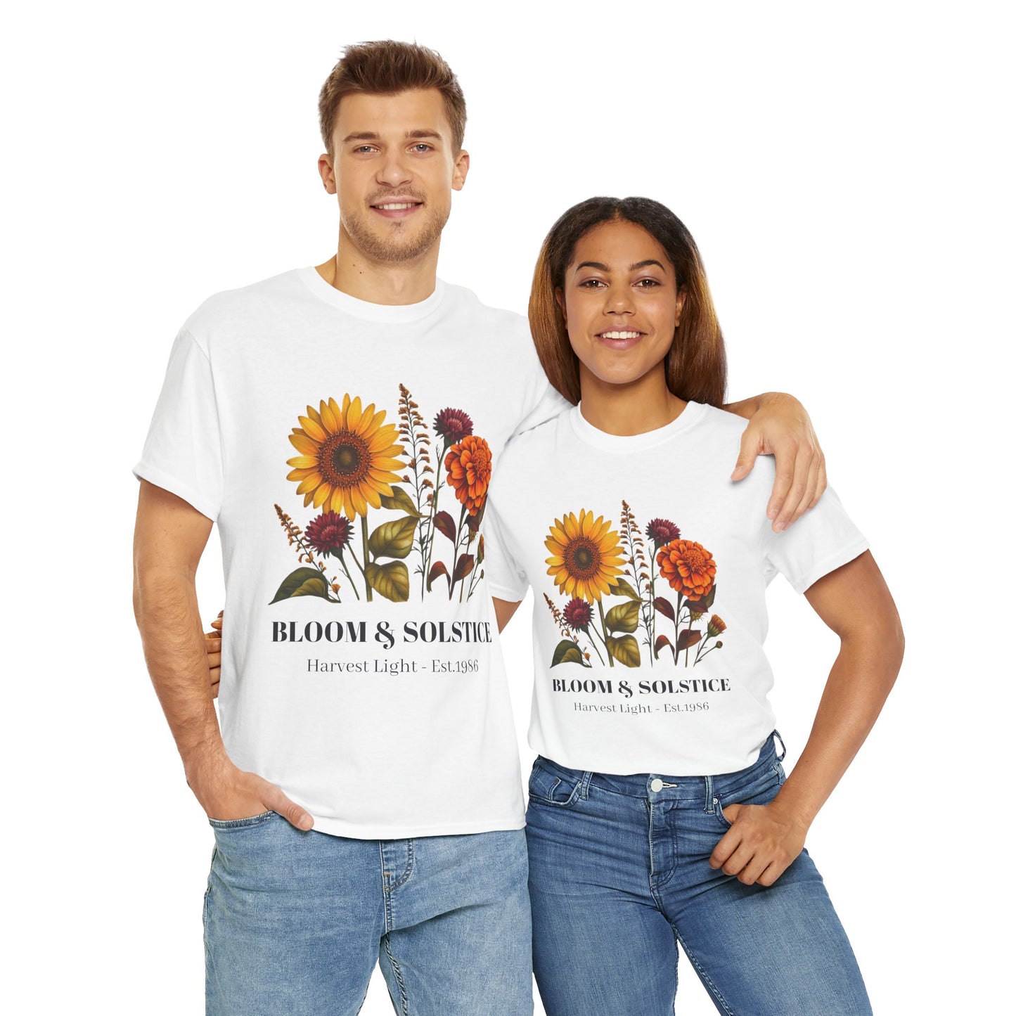 Bohemian Floral Tee, Unisex Cotton T-Shirt for Nature Lovers, Casual Summer Wear, Gift for Gardeners, Major Holidays Gift