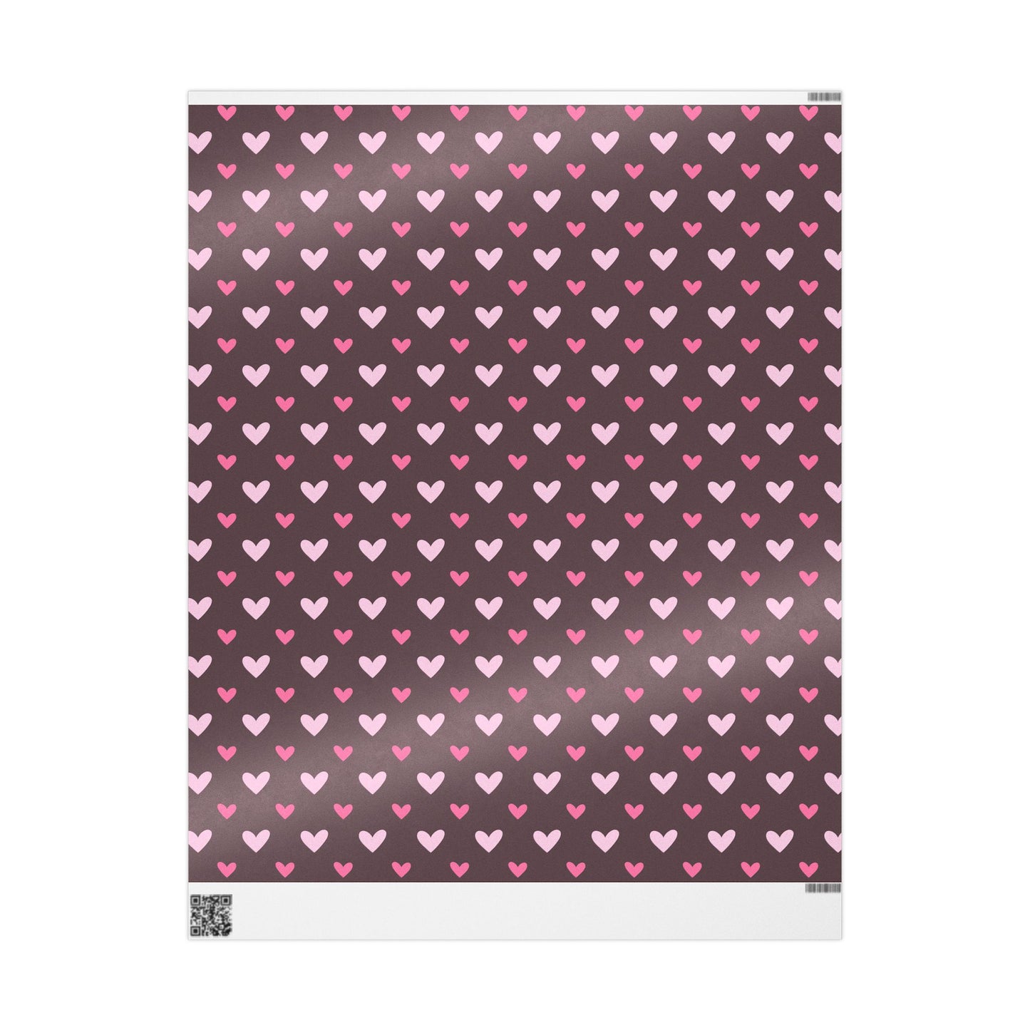 Heart Pattern Wrapping Paper Roll, Valentine's Gift Wrap, Cute Pink Heart Decor, Birthday Party Supplies, Eco-Friendly Wrapping