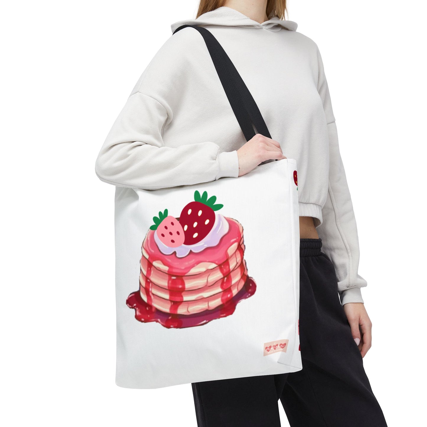 Strawberry Happiness Tote Bag | Perfect Gift for Mother’s Day & Summer Vibes