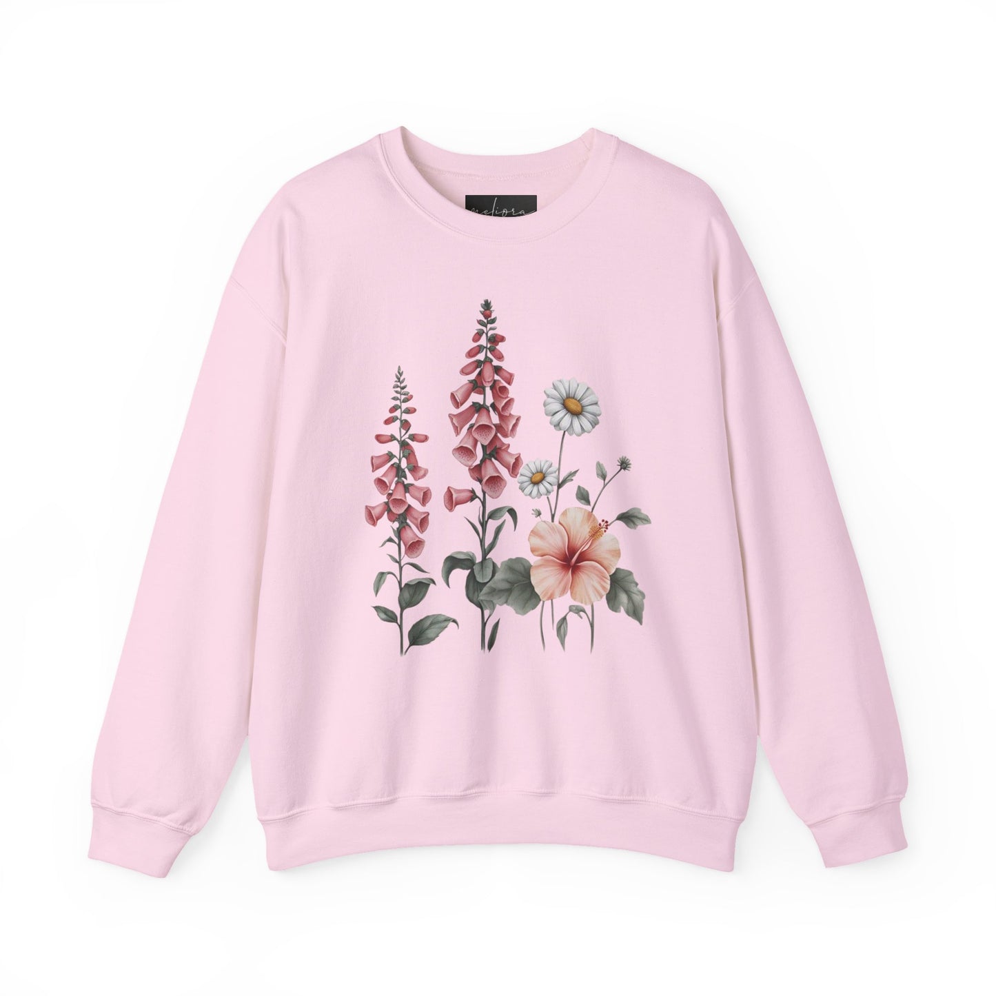 Floral Crewneck Sweatshirt, Cozy Pullover, Unisex Gift, Spring Apparel, Nature Lover's Sweater, Casual Wear for All Occasions