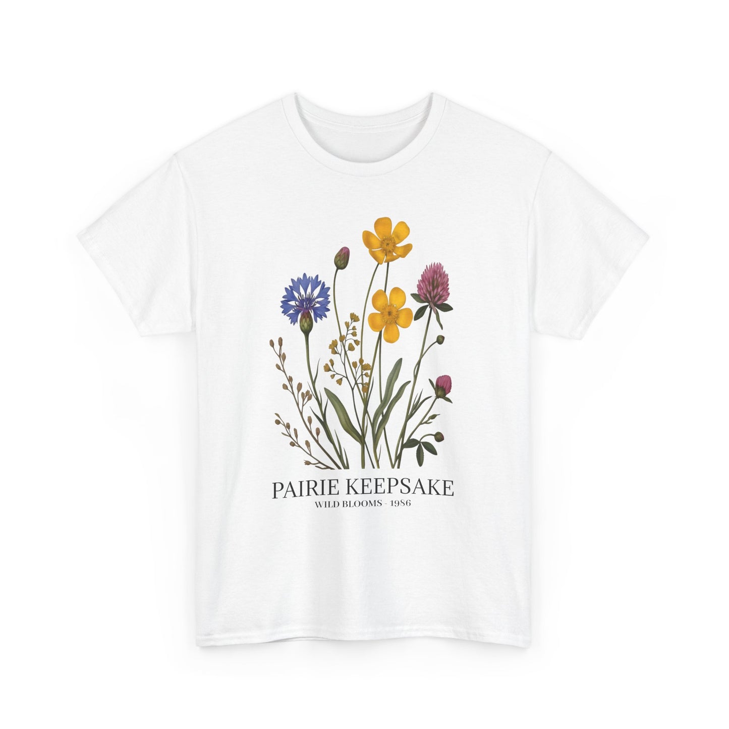 Floral Keepsake Tee, Unisex T-Shirt, Nature Lover Gift, Floral Print Apparel, Casual Wear, Botanical Tee