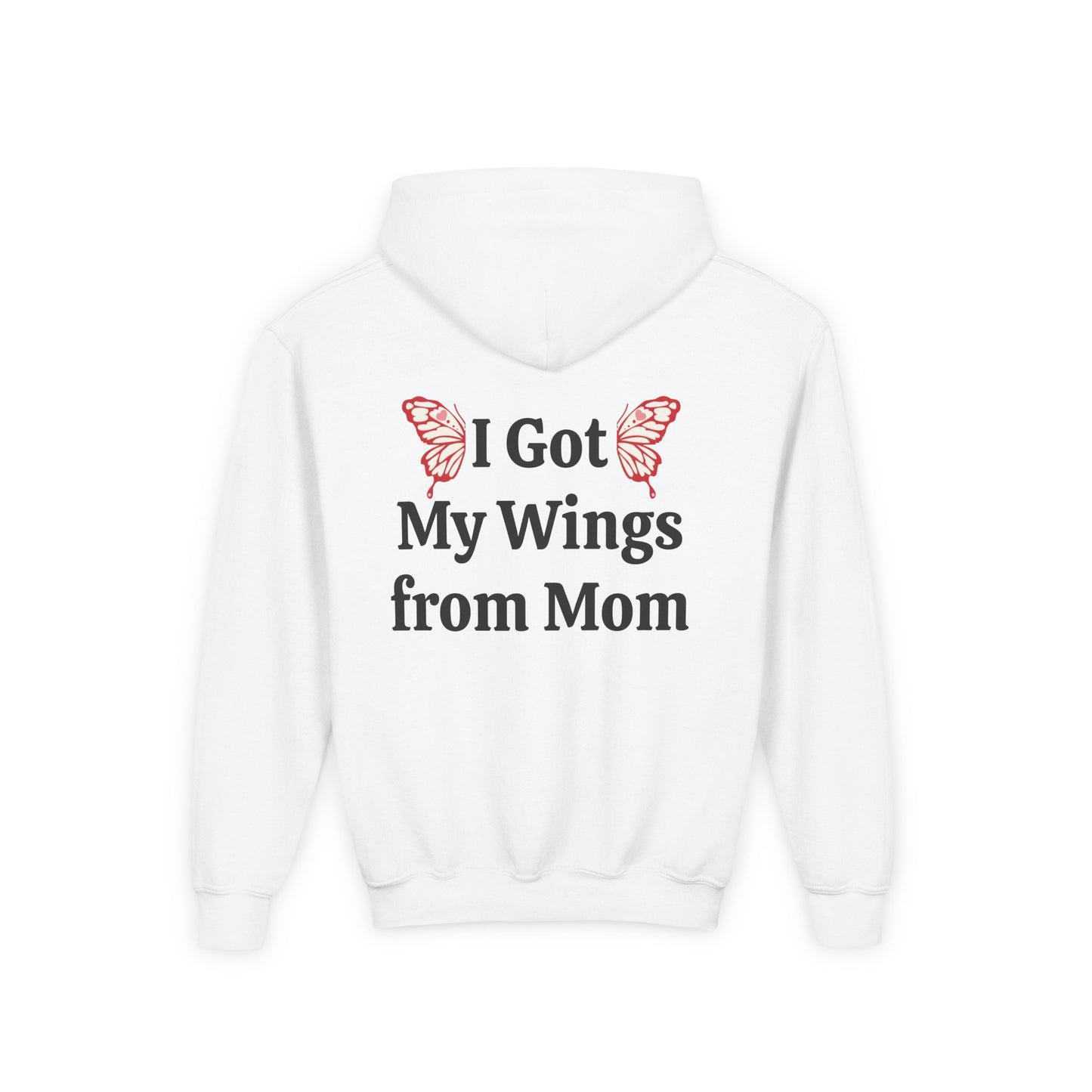 Butterfly Wings Sweatshirt - I Got My Wings from Mom- kids ideal gift