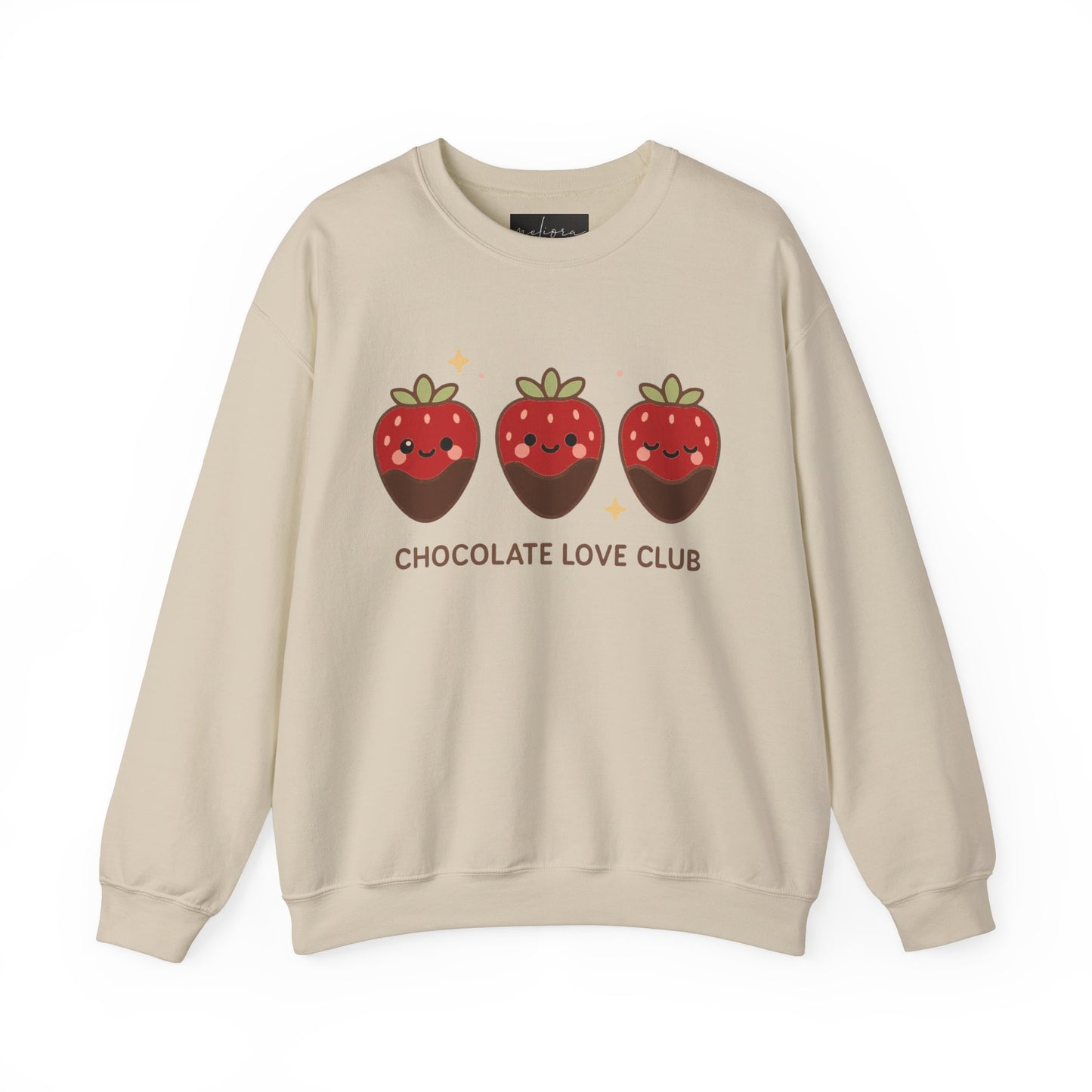 سويت شيرت بياقة دائرية من Chocolate Love Club - سترة دافئة للأحباب