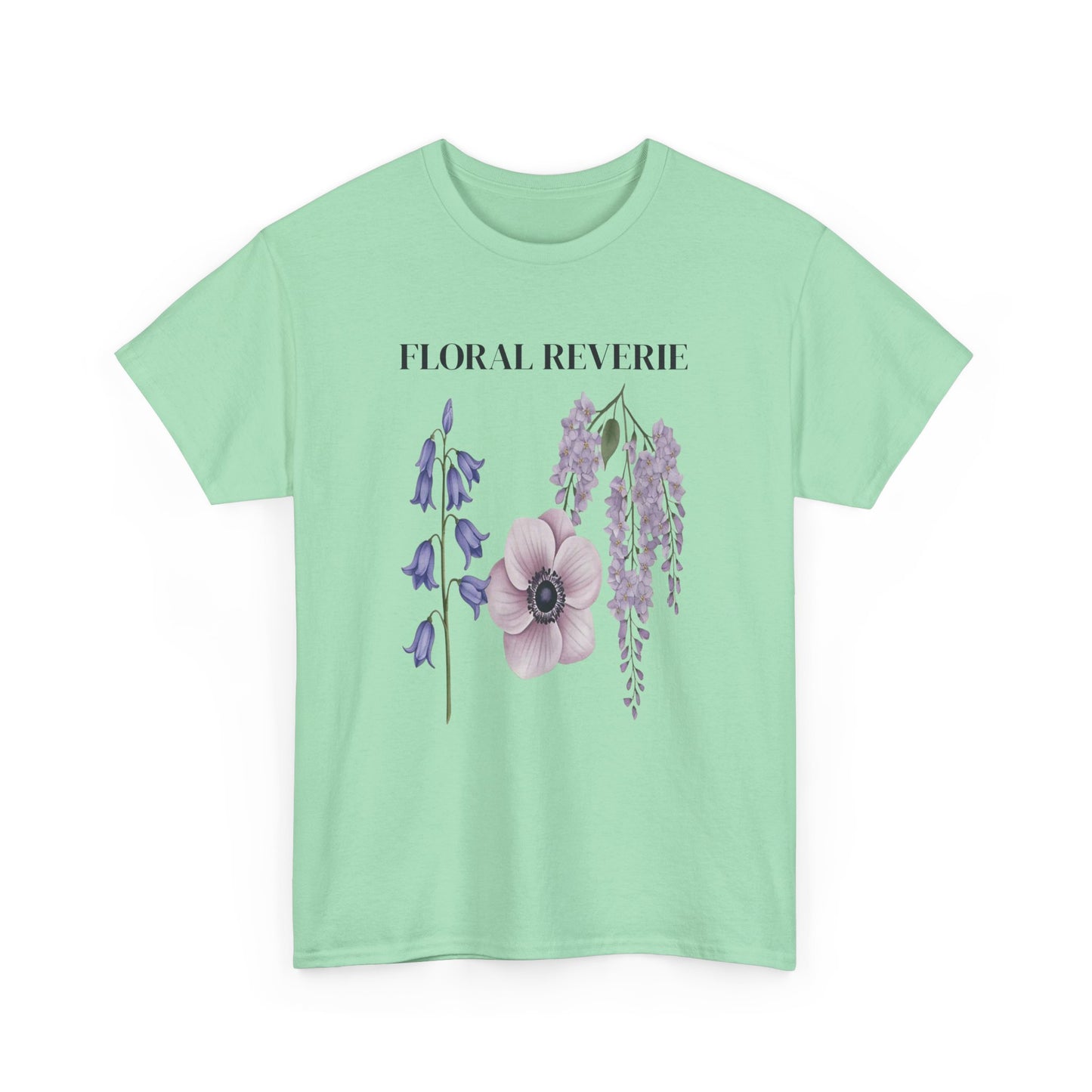 Floral Reverie Unisex Cotton Tee, Floral T-Shirt, Casual Wear, Nature Shirt, Gift for Her, Spring Style