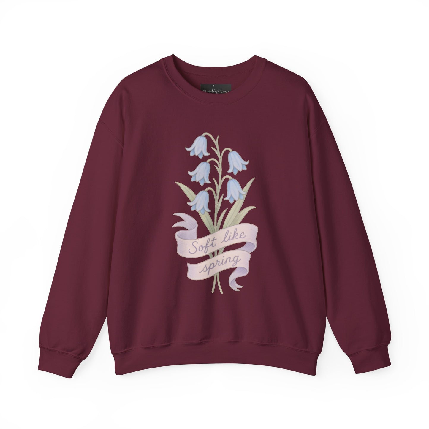 Bluebell flowers- Soft Like Spring Crewneck Sweatshirt | Floral Sweatshirt
