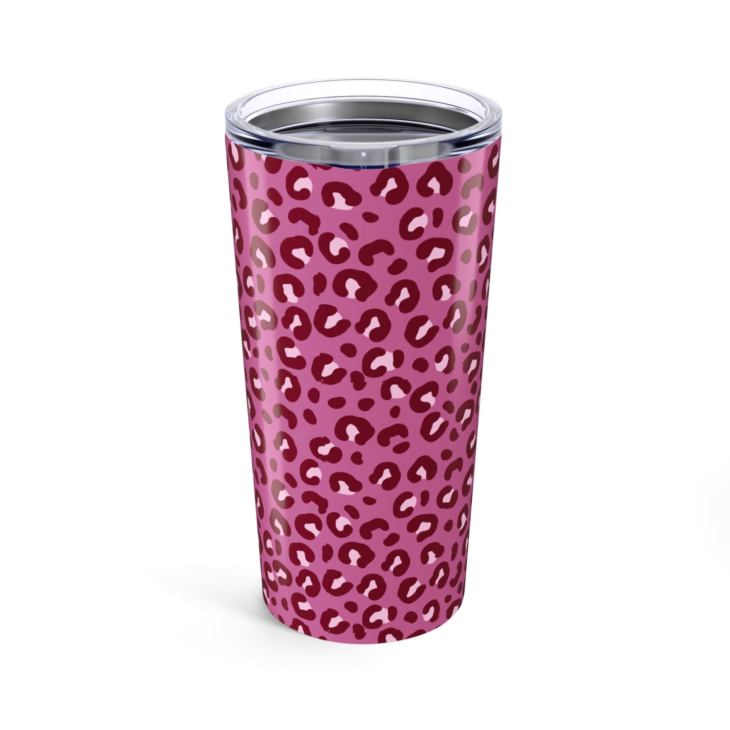 Stylish Leopard Print 20oz Tumbler - Insulated Travel Cup for Coffee and Drinks