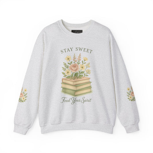 Stay Sweet Floral Sweatshirt - Heavy Blend™ Crewneck