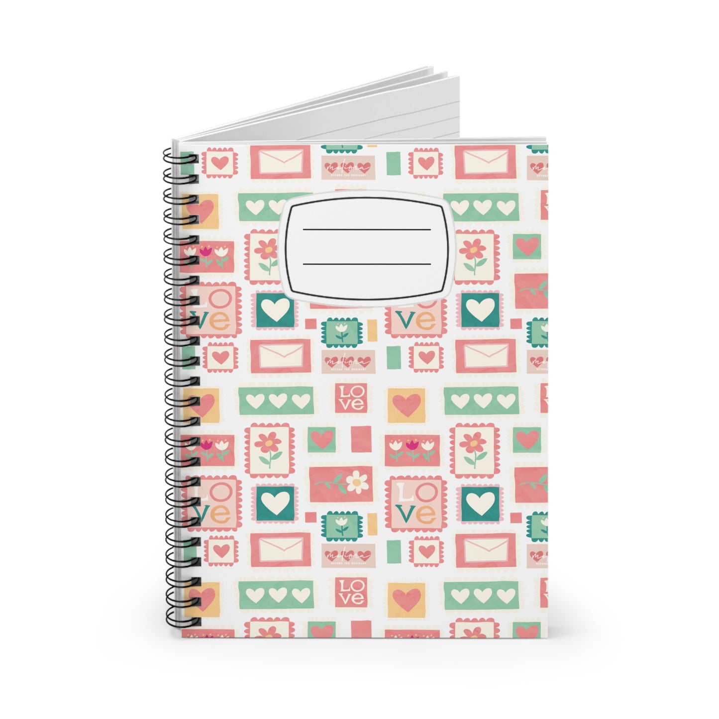 Cute Love-Themed Spiral Notebook - Perfect for Journaling, School, Gifts, and Valentine's Day
