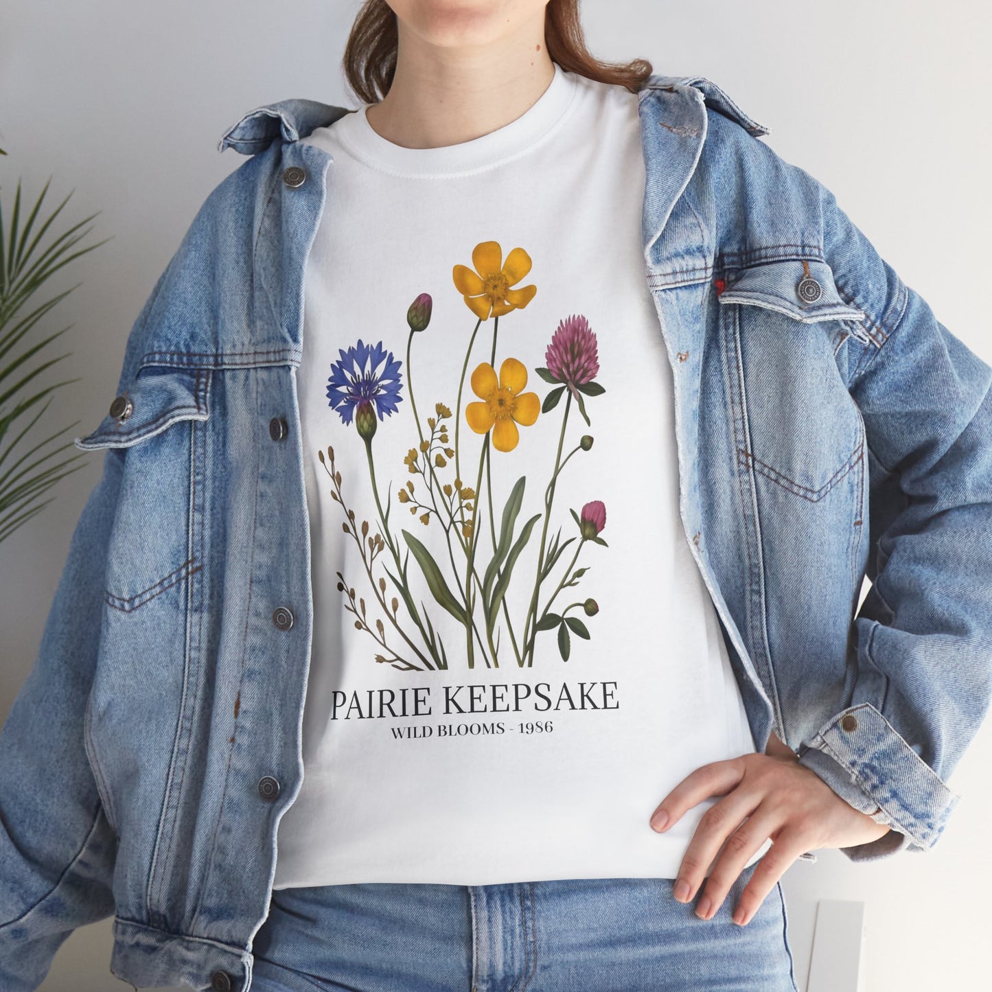Floral Keepsake Tee, Unisex T-Shirt, Nature Lover Gift, Floral Print Apparel, Casual Wear, Botanical Tee