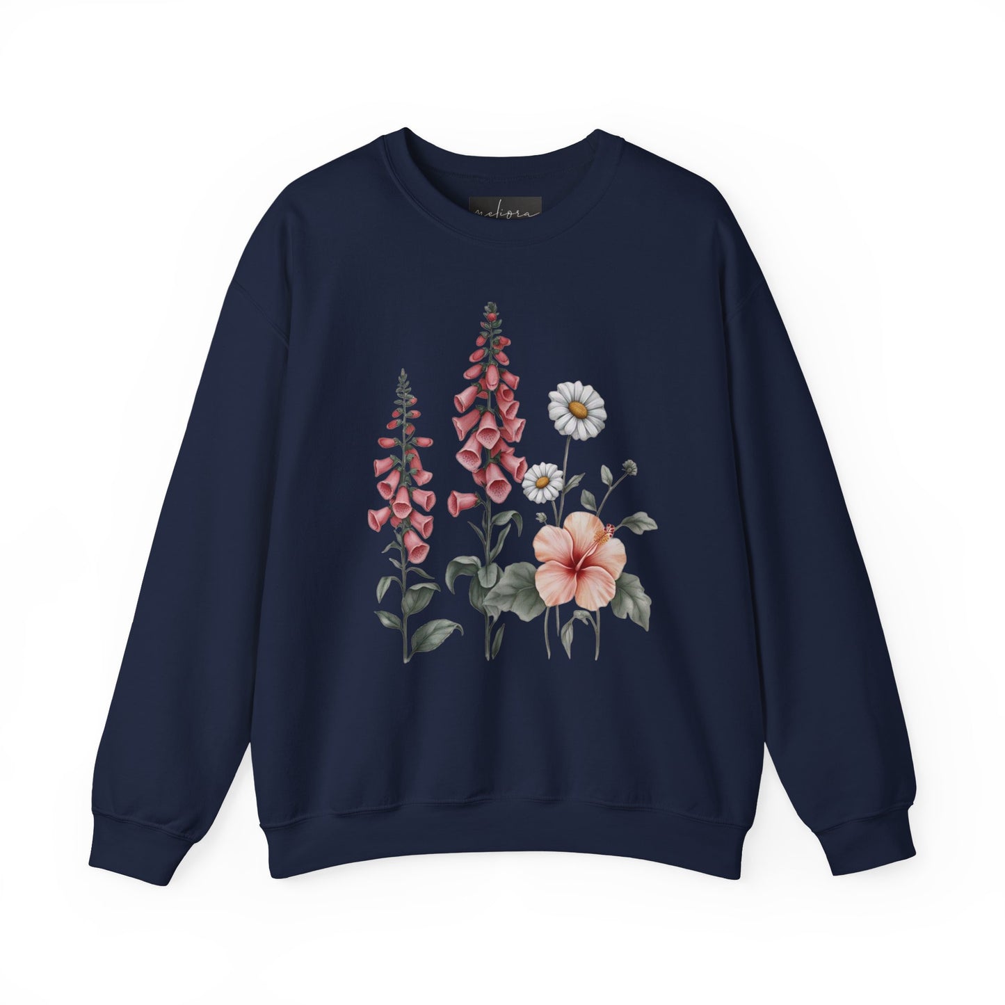 Floral Crewneck Sweatshirt, Cozy Pullover, Unisex Gift, Spring Apparel, Nature Lover's Sweater, Casual Wear for All Occasions