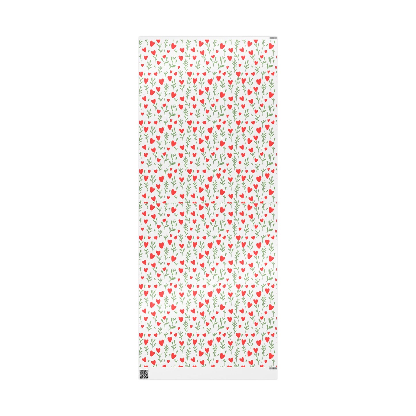 Charming Heart Patterns Gift Wrap, Eco-Friendly Wrapping Paper for Valentine's Day, Birthday, Weddings, Gifts, Floral Decor