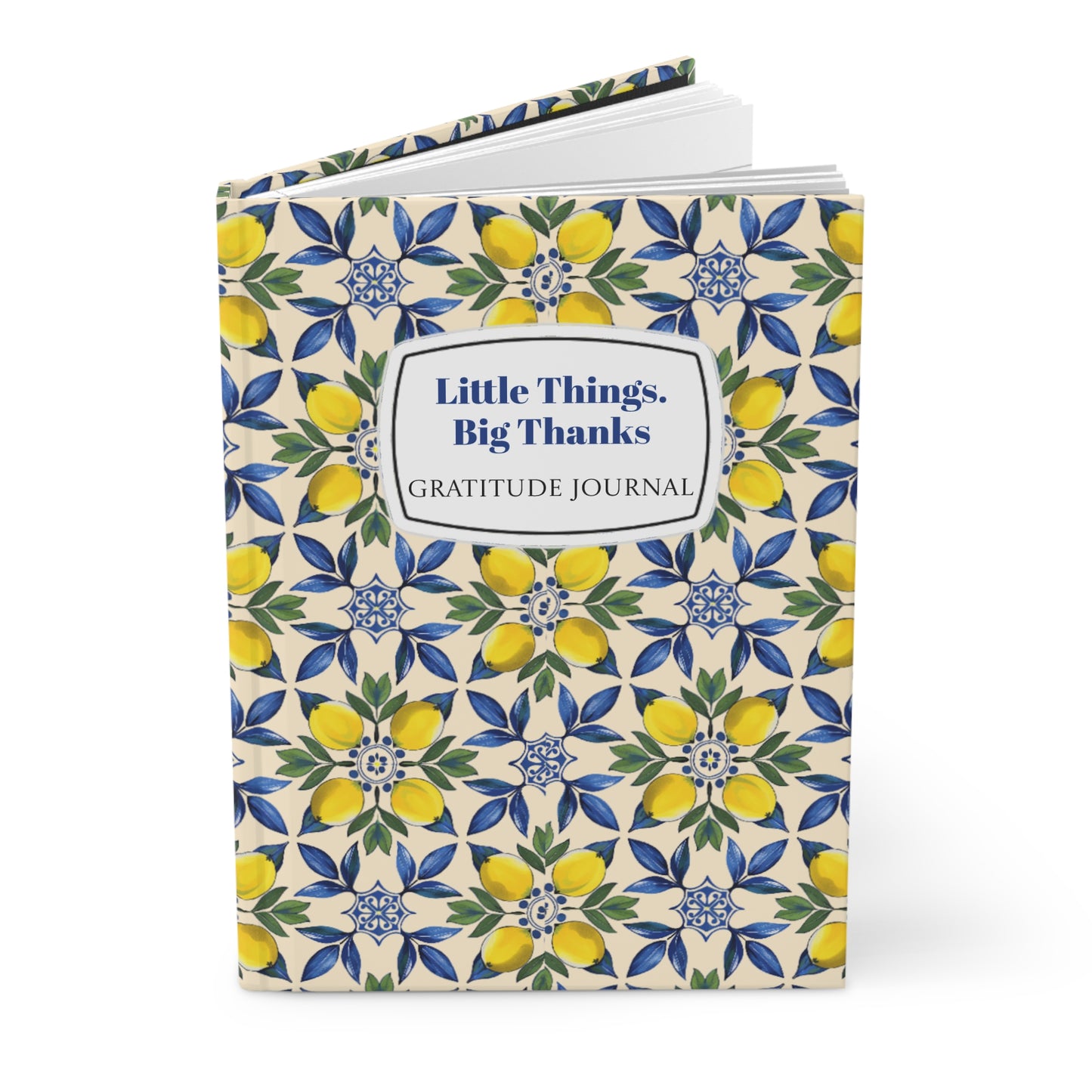Gratitude Journal - Little Things, Big Thanks - Floral Hardcover Journal