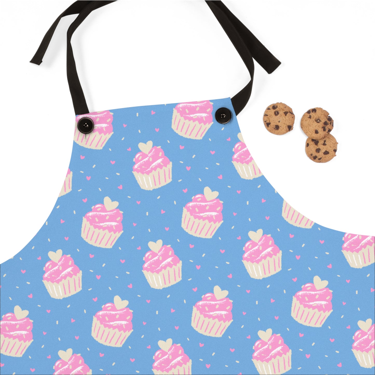 Cute Cupcake Pattern Apron - Perfect for Bakers & Gift Giving