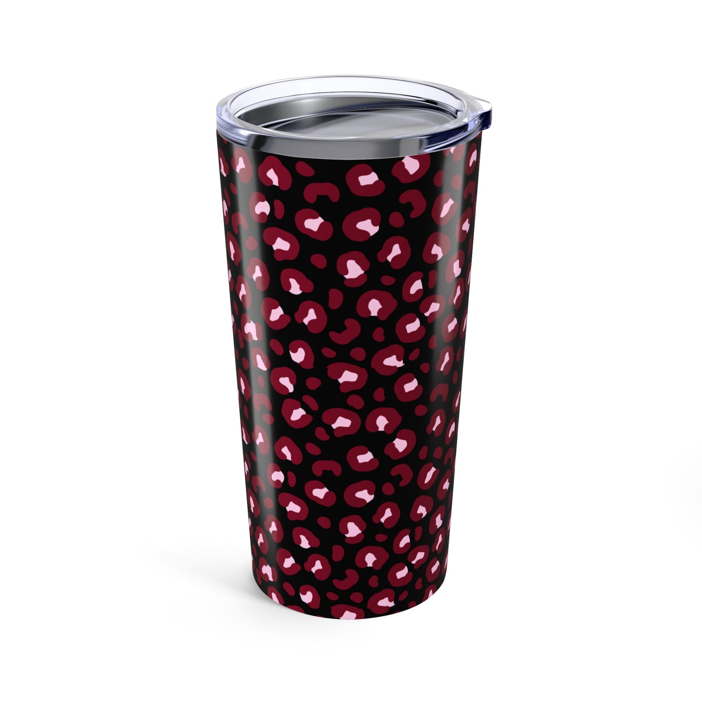 Stylish Leopard Print 20oz Tumbler - Insulated Travel Cup for Coffee and Drinks