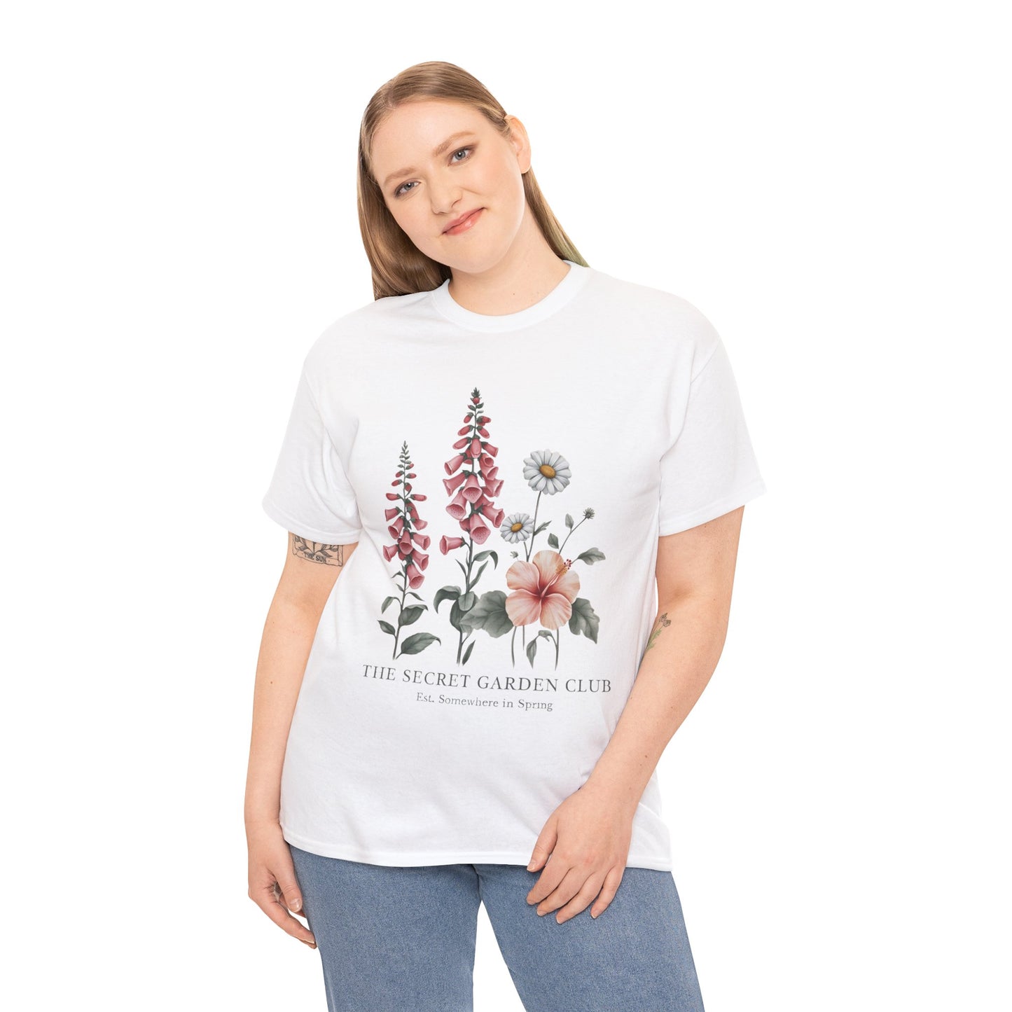 Floral Garden Club Tee | Nature Lovers, Gift for Gardeners, Spring Fashion, Casual Wear, Eco-Friendly Apparel