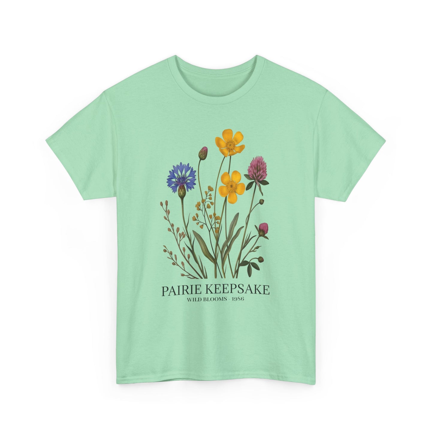 Floral Keepsake Tee, Unisex T-Shirt, Nature Lover Gift, Floral Print Apparel, Casual Wear, Botanical Tee