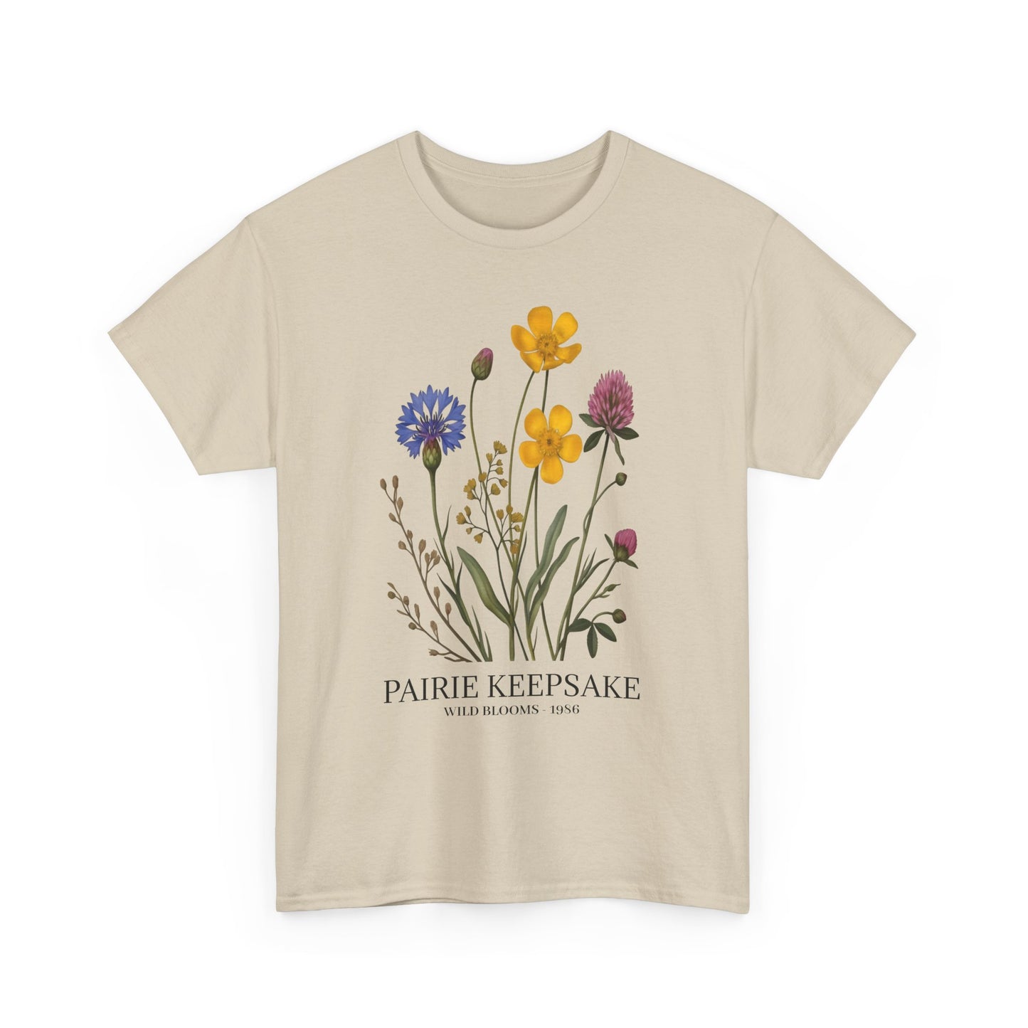 Floral Keepsake Tee, Unisex T-Shirt, Nature Lover Gift, Floral Print Apparel, Casual Wear, Botanical Tee