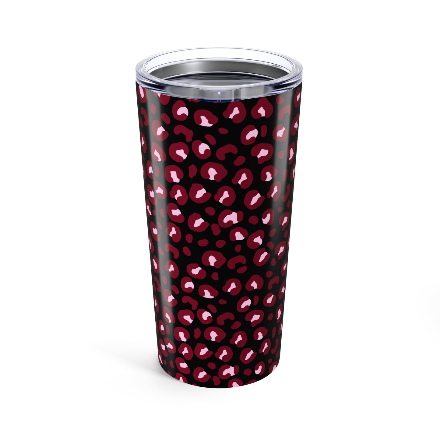 Stylish Leopard Print 20oz Tumbler - Insulated Travel Cup for Coffee and Drinks